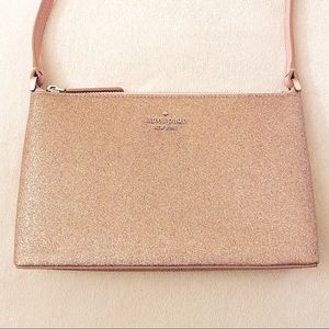 Kate Spade Rose Gold Sparkly Crossbody
